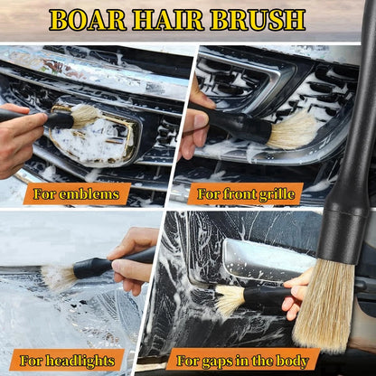 Auto detailing kwastjes set van 3