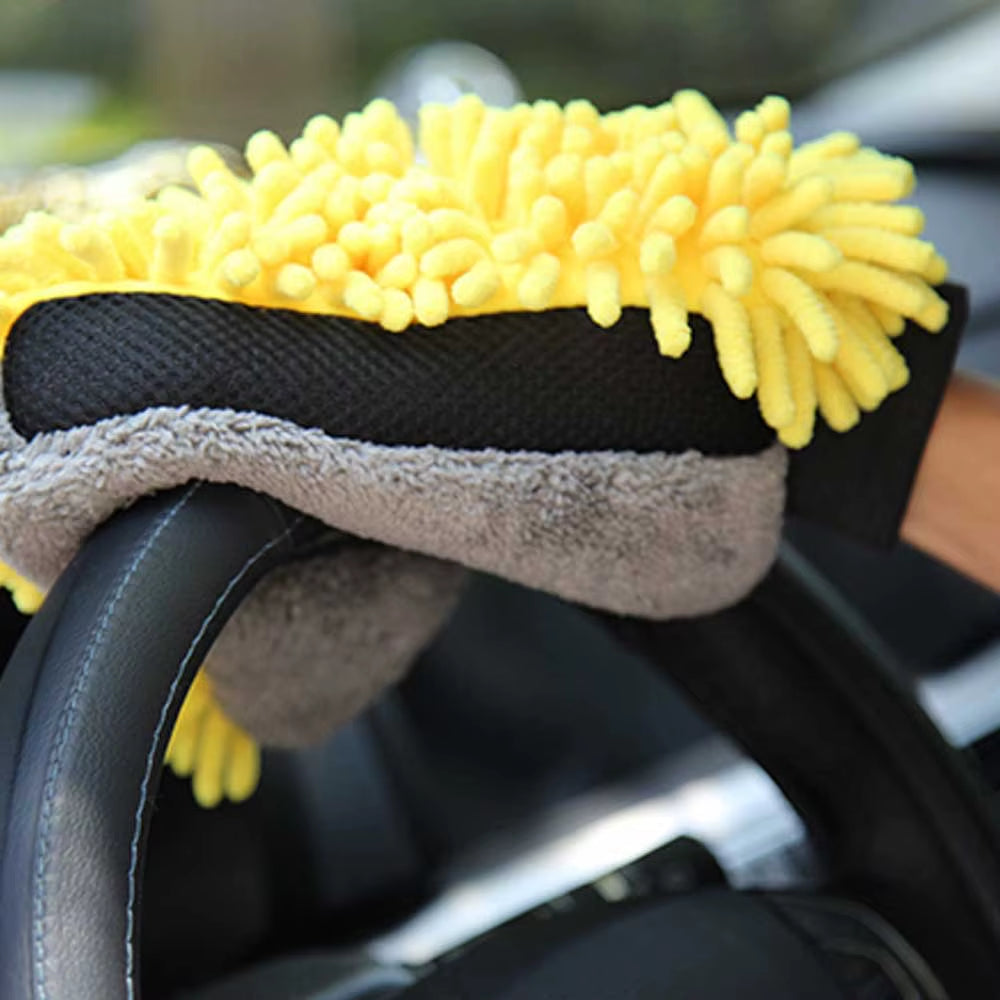 Auto washandschoen