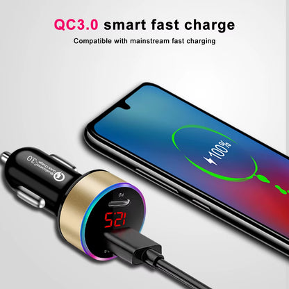 12v snel lader lader usb a en usb c