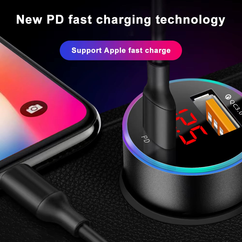 12v snel lader lader usb a en usb c