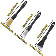 Auto detailing kwastjes set van 3