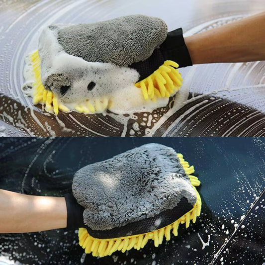 Auto washandschoen