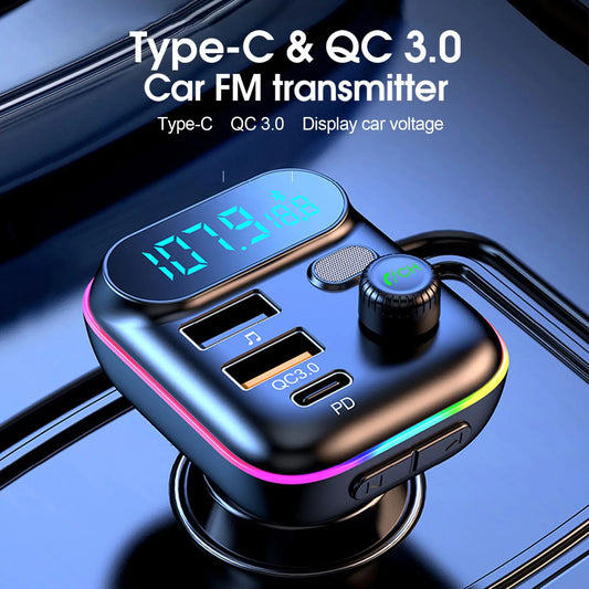 Auto Bluetooth FM Transmitter Bluetooth 5.0
