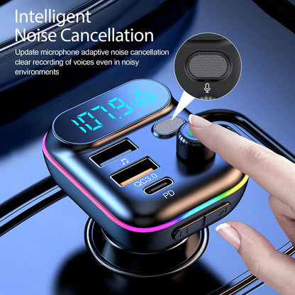 Auto Bluetooth FM Transmitter Bluetooth 5.0